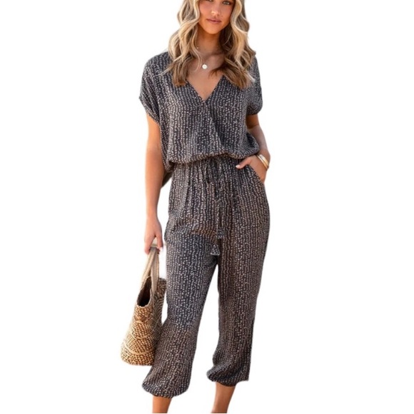 Vici Pants & Jumpsuits Vici Wyland Jumpsuit Medium Poshmark